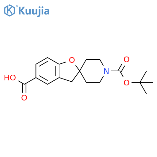 1'-(tert-Butoxy)carbonyl-3H-spiro1-benzofuran-2,4'-piperidine-5-carboxylic Acid structure