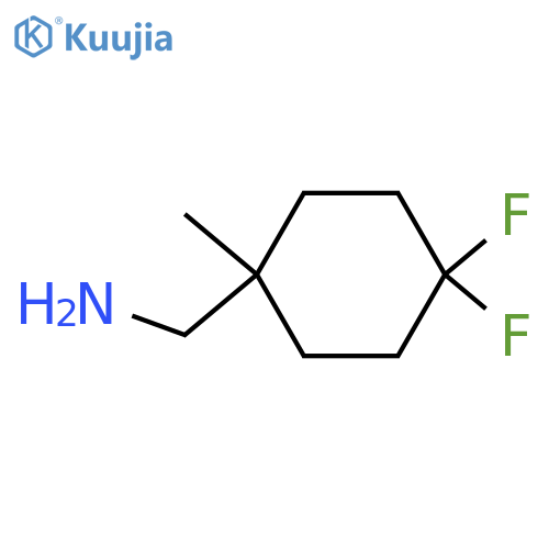 (4,4-Difluoro-1-methylcyclohexyl)methanamine structure