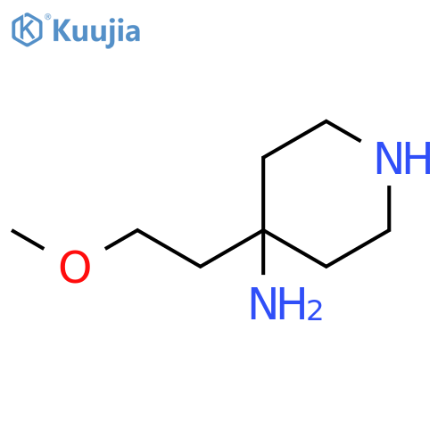 4-Piperidinamine, 4-(2-methoxyethyl)- structure