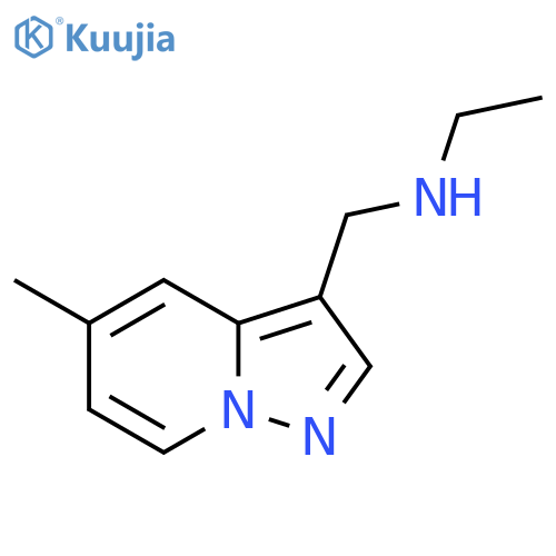 N-((5-Methylpyrazolo[1,5-a]pyridin-3-yl)methyl)ethanamine structure