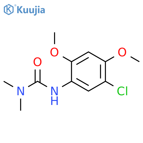 1-(5-chloro-2,4-dimethoxyphenyl)-3,3-dimethylurea structure