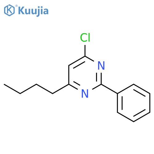 4-Butyl-6-chloro-2-phenyl-pyrimidine structure