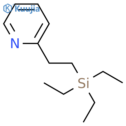 Pyridine, 2-[2-(triethylsilyl)ethyl]- structure