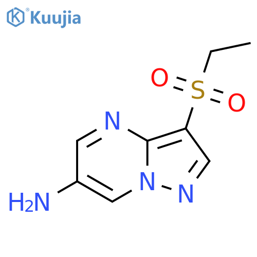 3-(Ethylsulfonyl)pyrazolo[1,5-a]pyrimidin-6-amine structure