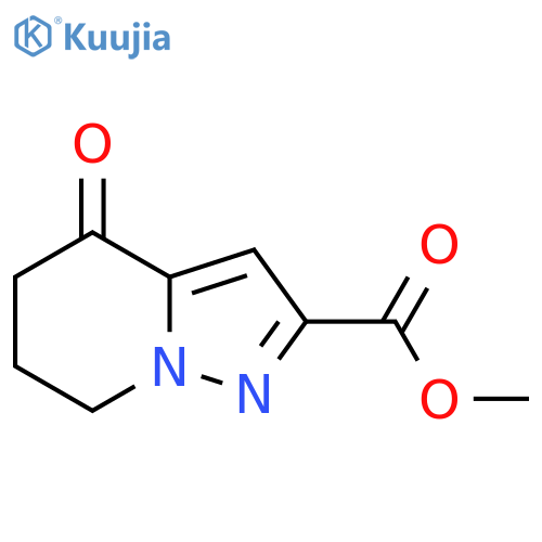 Methyl 4-oxo-4,5,6,7-tetrahydropyrazolo[1,5-a]pyridine-2-carboxylate structure