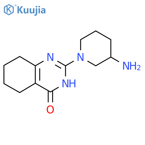 2-(3-Aminopiperidin-1-yl)-5,6,7,8-tetrahydroquinazolin-4(3H)-one structure