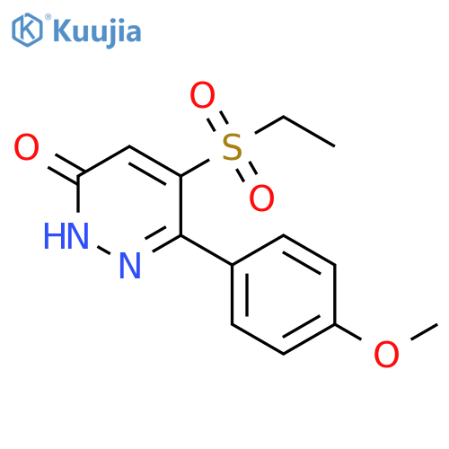 5-Ethanesulfonyl-6-(4-methoxy-phenyl)-2H-pyridazin-3-one structure