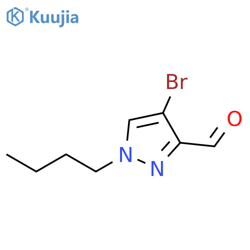 4-Bromo-1-butyl-1H-pyrazole-3-carbaldehyde structure