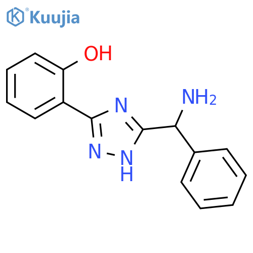 2-[5-(Amino-phenyl-methyl)-2H-[1,2,4]triazol-3-yl]-phenol structure