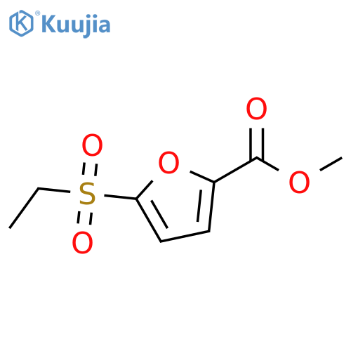 5-Ethanesulfonyl-furan-2-carboxylic acid methyl ester structure