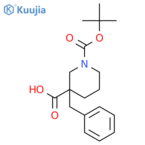 3-Benzyl-piperidine-1,3-dicarboxylic Acid 1-tert-Butyl Ester structure