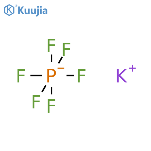 Potassium hexafluorophosphate structure