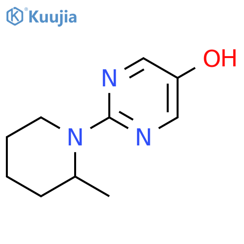 2-(2-Methyl-piperidin-1-yl)-pyrimidin-5-ol structure