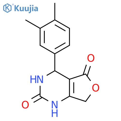 4-(3,4-Dimethyl-phenyl)-4,7-dihydro-1H,3H-furo[3,4-d]pyrimidine-2,5-dione structure