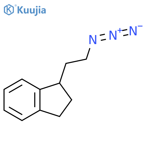 1-(2-azidoethyl)-2,3-dihydro-1H-indene structure
