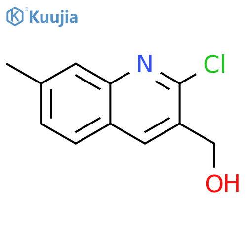 2-Chloro-7-methylquinoline-3-methanol structure