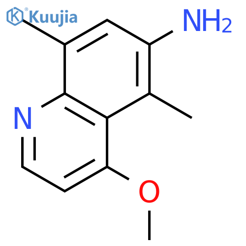 6-Quinolinamine, 4-methoxy-5,8-dimethyl- structure