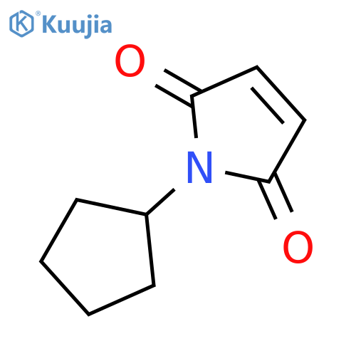 1-cyclopentyl-2,5-dihydro-1H-pyrrole-2,5-dione structure