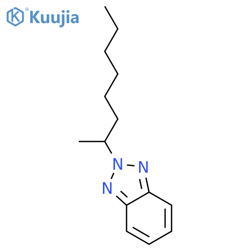 2H-Benzotriazole, 2-(1-methylheptyl)- structure