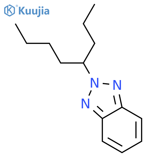 2H-Benzotriazole, 2-(1-propylpentyl)- structure