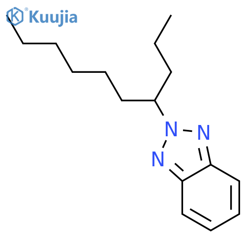 2H-Benzotriazole, 2-(1-propylheptyl)- structure