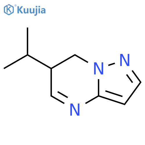 Pyrazolo[1,5-a]pyrimidine, 6,7-dihydro-6-(1-methylethyl)- (9CI) structure