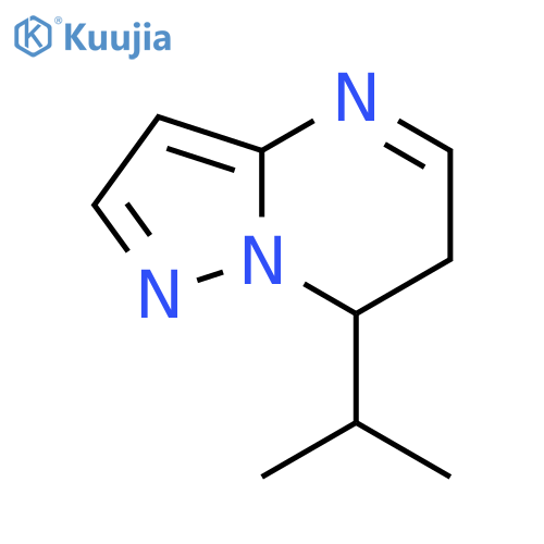 Pyrazolo[1,5-a]pyrimidine, 6,7-dihydro-7-(1-methylethyl)- (9CI) structure