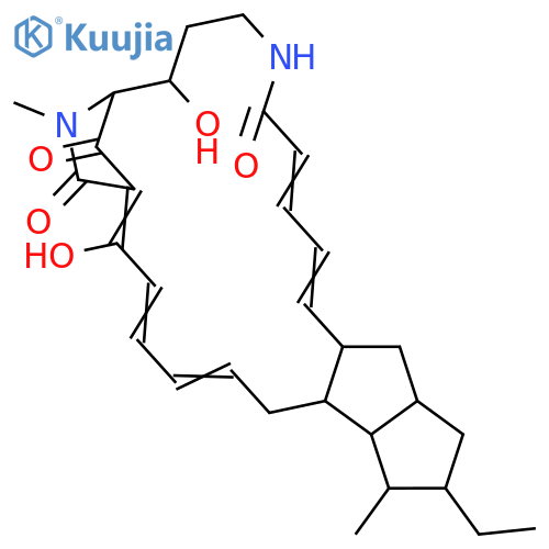 11-Ethyl-2,24-dihydroxy-10,26-dimethyl-21,26-diazatetracyclo[23.2.1.08,15.09,13]octacosa-1,3,5,16,18-pentaene-20,27,28-trione structure
