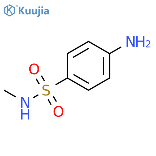 4-amino-N-methylbenzene-1-sulfonamide structure
