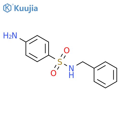4-amino-N-benzylbenzene-1-sulfonamide structure