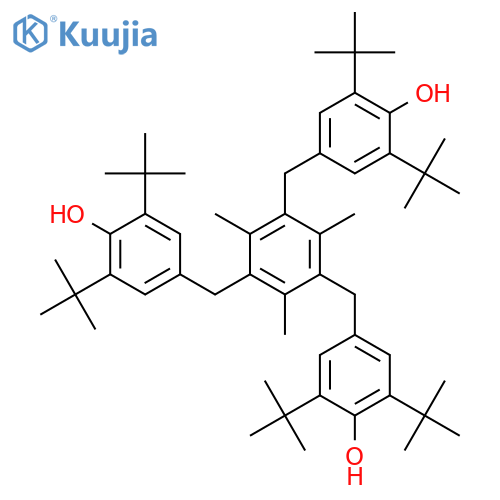 1,3,5-Trimethyl-2,4,6-tris(3,5-di-tert-butyl-4-hydroxybenzyl)benzene structure
