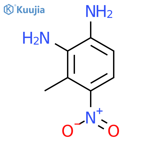 1,2-Benzenediamine, 3-methyl-4-nitro- structure