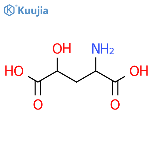 2-Amino-4-hydroxypentanedioic acid; (2RS,4RS)-form structure