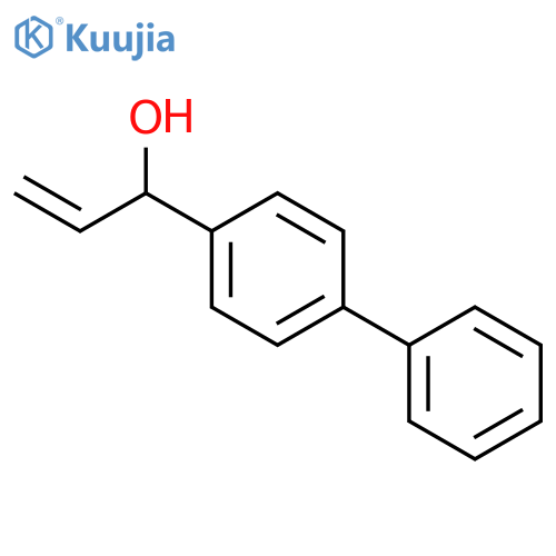1-(4-phenylphenyl)prop-2-en-1-ol structure