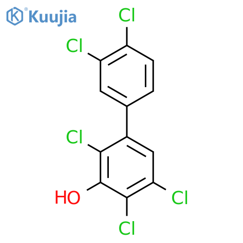 2,3',4,4',5-Pentachloro-3-biphenylol structure