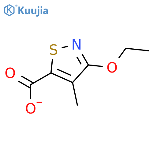 Methyl-3-ethoxyisothiazole-5-carboxylate structure
