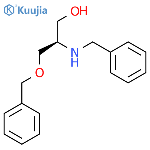 1-Propanol, 3-(phenylmethoxy)-2-[(phenylmethyl)amino]-, (2R)- structure