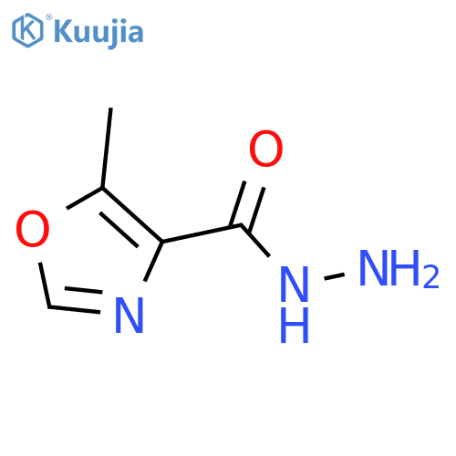 5-methyl-1,3-oxazole-4-carbohydrazide structure