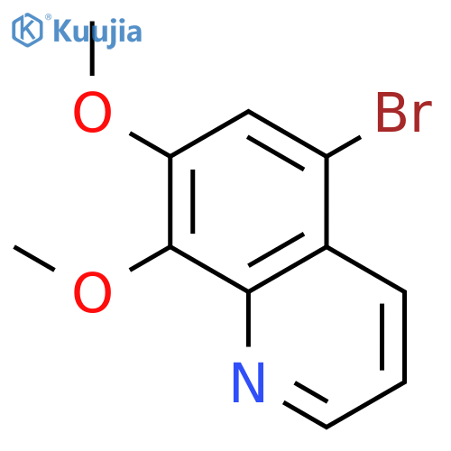 Quinoline, 5-bromo-7,8-dimethoxy- structure