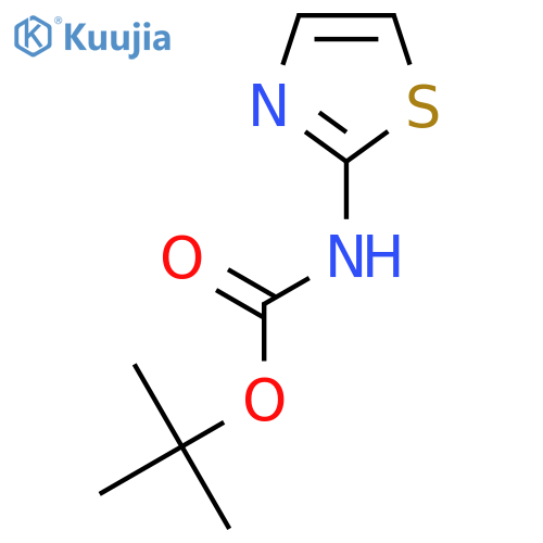 tert-butyl N-(1,3-thiazol-2-yl)carbamate structure