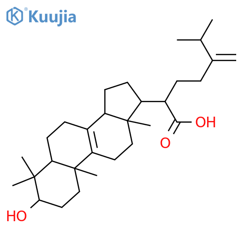 3-Hydroxy-24-methylene-30-norlanost-8-en-21-oic acid; 3β-form structure