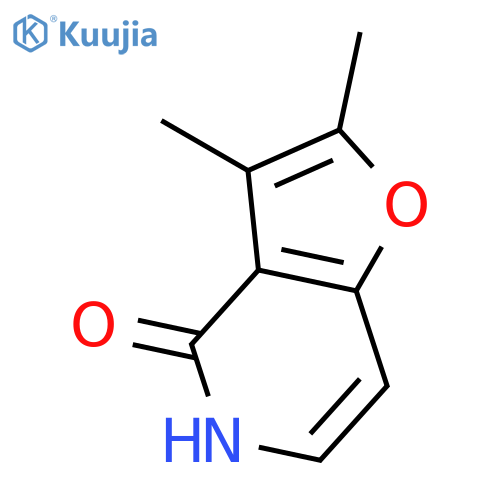 2,3-dimethyl-Furo[3,2-c]pyridin-4(5H)-one structure