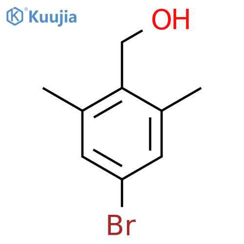 (4-Bromo-2,6-dimethylphenyl)methanol structure