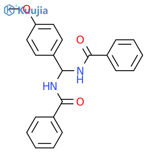 Benzamide, N,N'-[(4-methoxyphenyl)methylene]bis- structure