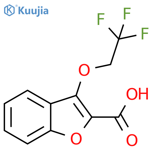 3-(2,2,2-Trifluoro-ethoxy)-benzofuran-2-carboxylic acid structure