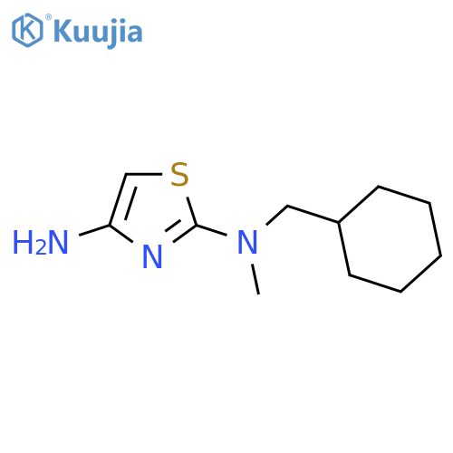N*2*-Cyclohexylmethyl-N*2*-methyl-thiazole-2,4-diamine structure