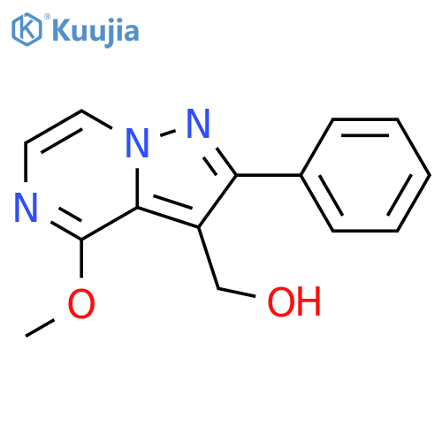 (4-Methoxy-2-phenyl-pyrazolo[1,5-a]pyrazin-3-yl)-methanol structure