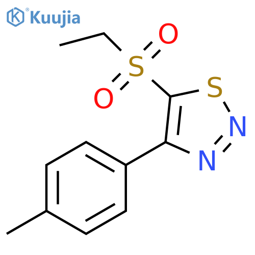 5-Ethanesulfonyl-4-p-tolyl-[1,2,3]thiadiazole structure