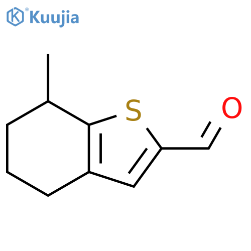 7-methyl-4,5,6,7-tetrahydro-1-benzothiophene-2-carbaldehyde structure