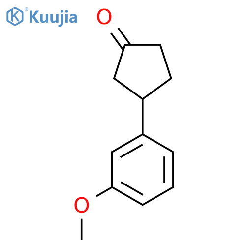 3-(3-Methoxyphenyl)cyclopentanone structure
